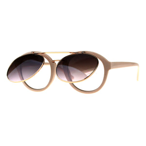 Flip Up Rounder Sunglasses