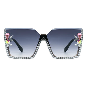 PASTL Miss Famous Rhinestone Sunglasses