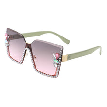 PASTL Miss Famous Rhinestone Sunglasses