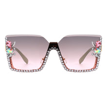 PASTL Miss Famous Rhinestone Sunglasses