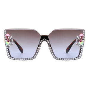 PASTL Miss Famous Rhinestone Sunglasses