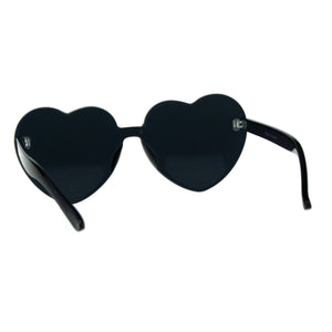 Monoblock Heart Sunglasses