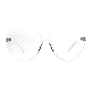Monoblock Heart Sunglasses
