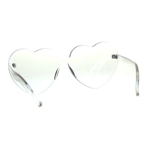Monoblock Heart Sunglasses