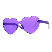 Monoblock Heart Sunglasses