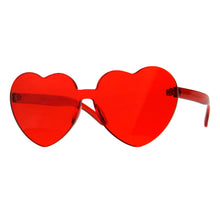 Monoblock Heart Sunglasses