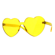 Monoblock Heart Sunglasses