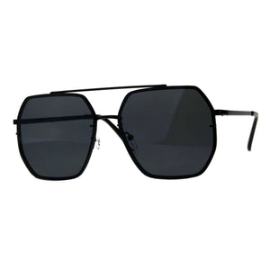Hepta-Square Aviator Sunglasses