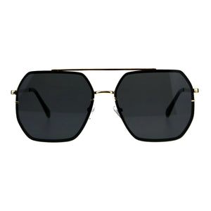Hepta-Square Aviator Sunglasses