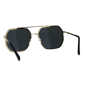 Hepta-Square Aviator Sunglasses
