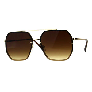 Hepta-Square Aviator Sunglasses