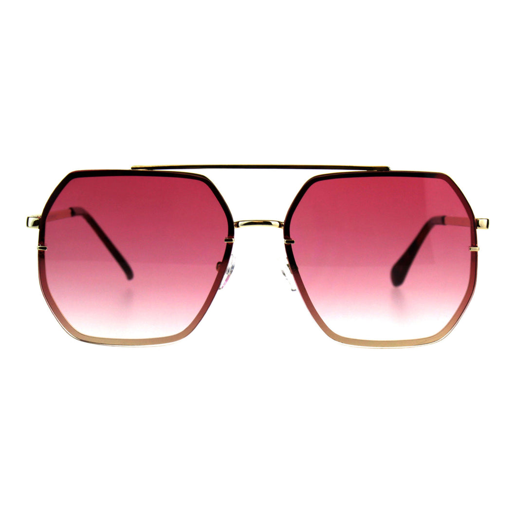 Hepta-Square Pilot Sunglasses