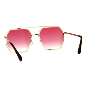 Hepta-Square Aviator Sunglasses