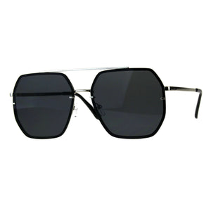 Hepta-Square Aviator Sunglasses