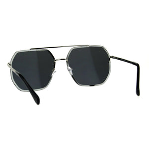 Hepta-Square Aviator Sunglasses