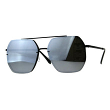 Hepta-Square Mirrored  Pilot Sunglasses