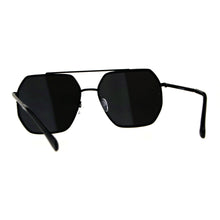 Hepta-Square Mirrored  Pilot Sunglasses