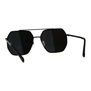 Hepta-Square Mirrored  Pilot Sunglasses