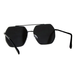 Hepta-Square Mirrored  Pilot Sunglasses