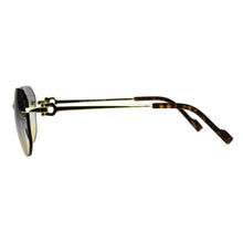 Rimless Designer Style Sunglasses (2-tone Color Lens)